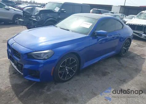 2026 BMW M2 z USA, uszkodzony, nr VIN 3MF23DM08T8F90070